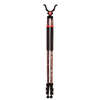 The BOG Devil Tripod CLD-2 features camouflage design, cushioned grips, Rapid Lock leg adjustment, and screw out spike feet for stability in tough conditions.
