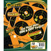 Caldwell Orange Peel Targets feature dual-color flake-off technology for instant hit visibility, making target acquisition easy even at long distances.