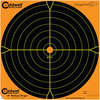 Caldwell Orange Peel Targets feature dual-color flake-off technology for instant hit visibility, making target acquisition easy with a vibrant orange background.