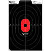 Enhance your defensive shooting skills with Caldwell® Silhouette Flake Off Targets, featuring high visibility for easy bullet impact tracking and a dual zone design.