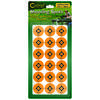 Caldwell Orange Shooting Spots provide 216 highly visible 1" aiming points, perfect for enhancing target visibility on any surface, ensuring precise shooting.