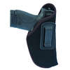 Caldwell Tac Ops IWB Covert holsters offer custom fit for various handguns, ergonomic comfort for all-day wear, and robust, stylish carry belts for durability.