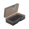 Organise your reloaded ammunition effortlessly with Frankford Arsenal's see-through plastic ammo boxes, available in various sizes and colours for most calibers.