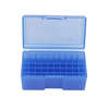 Organize your reloaded ammunition effortlessly with Frankford Arsenal's see-through plastic ammo boxes, available in multiple sizes and colours to fit most calibers.