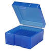 Organize your reloaded ammunition effortlessly with Frankford Arsenal's see-through plastic ammo boxes, available in multiple sizes and colours to fit most calibers.
