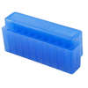 Keep your reloaded ammunition organized with Frankford Arsenal's see-through plastic ammo boxes, available in various sizes and colours to fit most calibers.