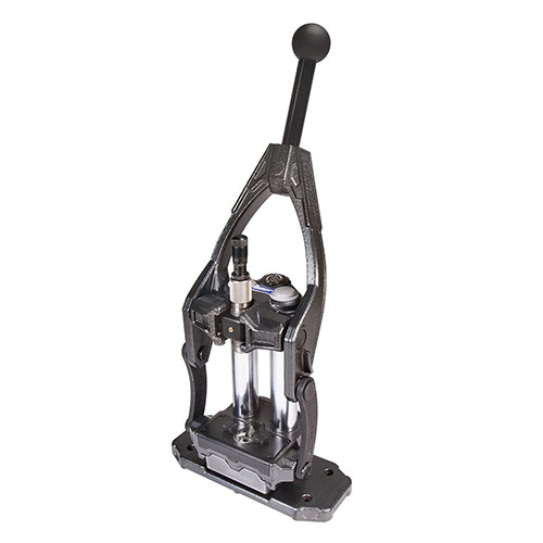 The Frankford Arsenal M-Press Coaxial Reloading Press features an easy-to-adjust shell-holder, quick-change die system, and LED light for precision reloading.