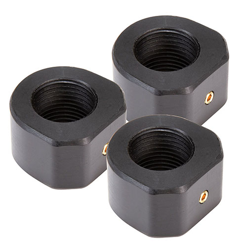 The Frankford Arsenal 3 Pack Die Blocks offer diecast aluminum durability, secure die height with inset screws, and a stackable storage case for convenience.