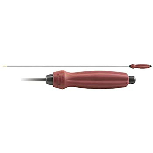 The Tipton Deluxe Carbon Fiber Cleaning Rod offers durability, non-scratch performance, an ergonomic handle, and flexibility for thorough shotgun cleaning.