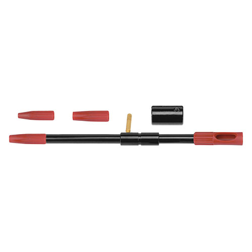 The Tipton Universal Bore Guide aligns your cleaning rod, prevents solvent overflow, and protects your rifle's bore, ensuring accuracy and ease of use.