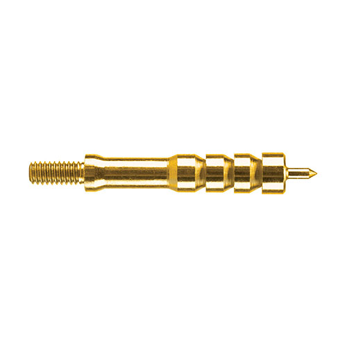 The Tipton Solid Brass Jag offers a precise fit for 20 Caliber cleaning, ensuring centered patches and effective bore cleaning with durable 8-32 threads.
