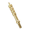 Tipton Solid Brass Jags ensure a tight fit between the patch and bore, with a pointed tip for centering and 8-32 threads for precise cleaning.