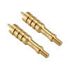 The Tipton Solid Brass Jag offers a tight fit for effective cleaning, with a pointed tip for centered patches and durable 8-32 threads, perfect for .375 caliber.