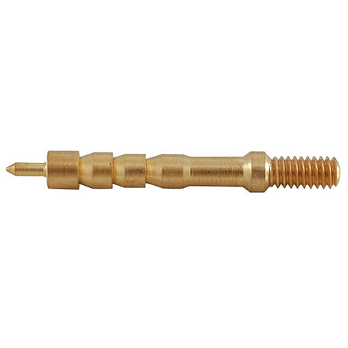 The Tipton Solid Brass Jag offers a tight fit for effective cleaning, with a pointed tip for patch centering and caliber-specific designs, ensuring optimal bore maintenance.