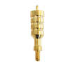 The Tipton Solid Brass Jag ensures a tight fit for effective cleaning, with a pointed tip for patch centering and durable 8-32 threads for reliable use.
