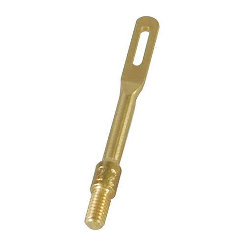 Tipton Solid Brass Slotted Tips offer durability and safety for your barrel, ensuring effective cleaning with patches while preventing damage to your bore.