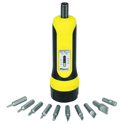 Achieve precise torque settings with Wheeler’s FAT Wrench, ensuring consistent screw tightening on your rifle, enhancing accuracy and reliability in the field.
