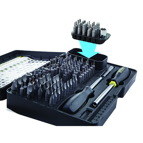 The Wheeler Professional Gunsmithing Screwdriver Add-On includes essential Hex and Torx bits, ensuring you have the right tool for precise firearm maintenance.