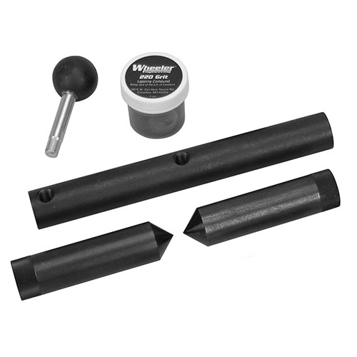 Ensure perfect alignment and prevent scope damage with the Wheeler Scope Ring Alignment and Lapping Kit, essential for quality firearm setups.