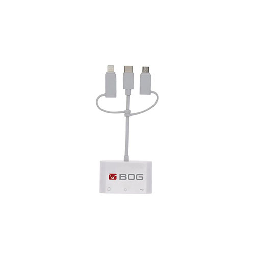 The BOG SD Card Reader effortlessly reads both SD and Micro SD cards, ensuring quick access to your essential data for firearms and shooting accessories.