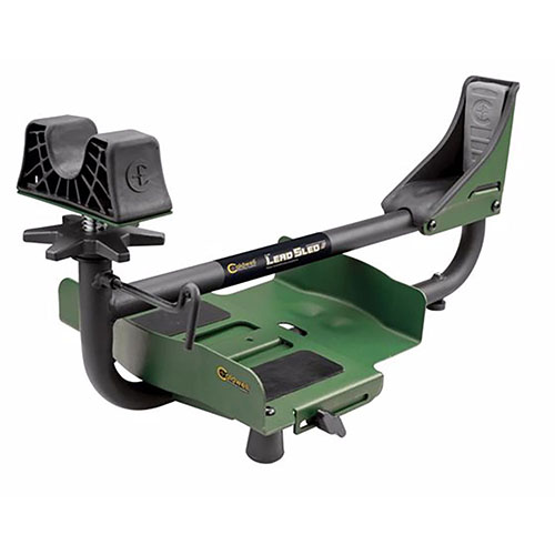 Experience reduced recoil by up to 95% with the Caldwell Lead Sled 3, featuring a secure non-marring front rest and Shock Eliminator Technology for stability.