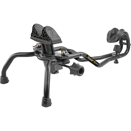 The Caldwell Stinger Shooting Rest offers rock-solid stability, quick height adjustments, and protective supports for maximum accuracy and user functionality.