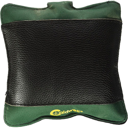 Discover the Caldwell Bench Accessory Bag No. 2, featuring durable leather and polyester, quick-install hook and loop tabs, and a secure, shape-retaining design.