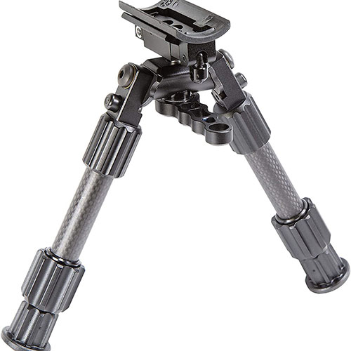 The Caldwell Accumax Bipod features lightweight carbon fiber legs, quick twist-lock adjustments, and versatile mounting options, ideal for hunters and shooters.