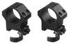 Discover ERATAC's Two-Piece Ring Mounts, featuring aircraft-grade aluminum, quick-detach lever system, adjustable rail tension, and a tactical modular interface.