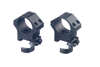 Discover ERATAC's Two-Piece Ring Mounts: lightweight, durable aluminum, quick-detach lever, adjustable tension for non-standard rails, and a tactical modular interface.