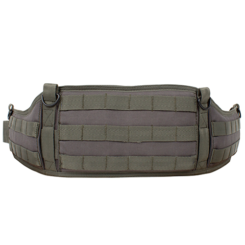 The ULFHEDNAR Utility Molle-Rig features a well-padded, breathable belt with a robust Cordura exterior, ideal for securely carrying Molle bags with comfort.