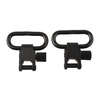 The ULFHEDNAR QR swivel allows for quick attachment of slings up to 1" wide, enhancing versatility and ease of use for various rifles.