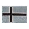 Show your pride with the ULFHEDNAR Velcro-Patch featuring the Norwegian Flag, available in red/white/blue or tan, sized at 4x6cm for easy attachment.