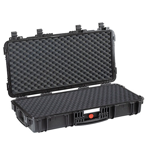 The EXPLORER CASES Red 7814 offers indestructible protection, water resistance, secure locking, and customizable storage for your firearms, perfect for transport.