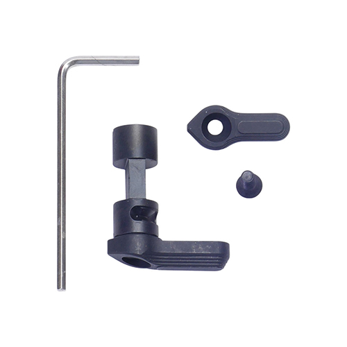 The Schmeisser Ambidextrous Safety Selector offers smooth 45°/90° operation, ergonomic controls, and easy drop-in installation for enhanced safety and comfort.