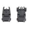 The Scout AR-15 Flip-Up Sight Set offers durable, lightweight construction, easy Picatinny rail compatibility, and an integrated backup sight for reliable performance.