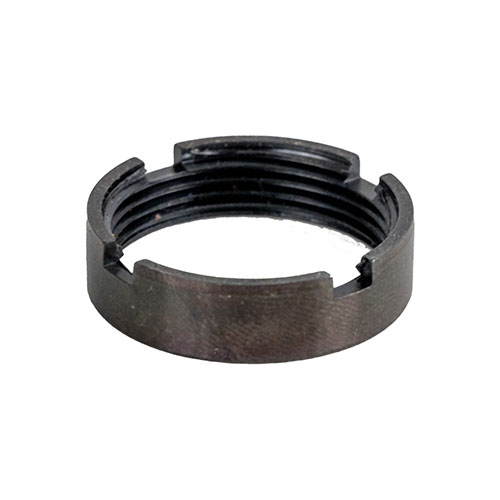 The AR-15 Mil-Spec Castle Nut secures your buffer tube to the lower receiver, ensuring stability and compatibility with most AR-15 stocks for reliable performance.