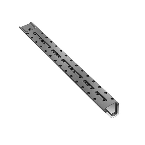 The JAE Accessories M-LOK ARCA Rail offers full-length forend coverage and extends 2" or 6" for versatile mounting options, enhancing your shooting experience.