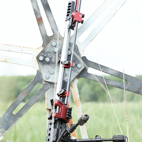 Achieve precise velocity measurements with the MagnetoSpeed V3 Mount, designed to eliminate barrel harmonics, ensuring accuracy while zeroing your rifle.