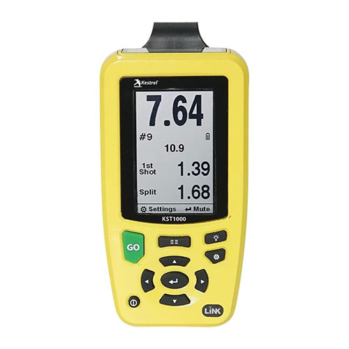 The KST1000 Shot Timer offers rugged, waterproof design, customizable modes, dual displays, and Bluetooth® connectivity for reliable performance in any shooting scenario.