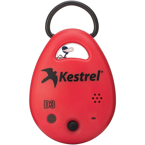The Kestrel DROP D3 offers precise environmental measurements, rugged waterproof design, and real-time data analysis via the Kestrel LiNK app, perfect for long-range shooting.