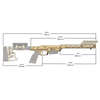 The MDT LSS-XL Gen 2 Chassis System for Howa Mini offers an extended forend, AR carbine compatibility, and uses original Howa factory magazines for enhanced performance.