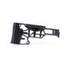 The MDT Skeleton Rifle Stock features toolless adjustments for optimal comfort and performance, fitting TAC21, LSS-XL, and HS3 chassises for a perfect shooting fit.