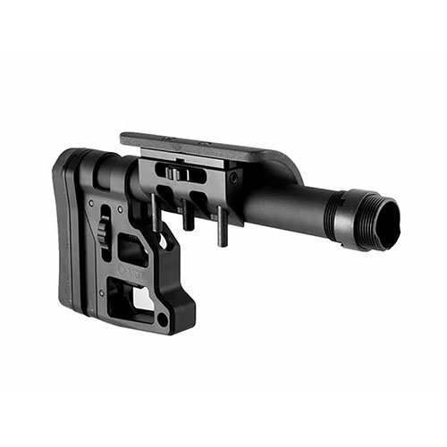 The MDT Skeleton Carbine Stock offers unmatched versatility, tool-less adjustability, and ergonomic design, fitting all LSS Chassises and AR-15 Carbine interfaces.