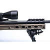 Enhance your shooting experience with the MDT Night Vision Hood, designed for HS3 Chassis, allowing secure mounting of NV devices for improved visibility.