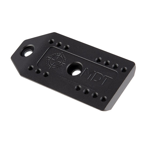 The MDT M-LOK ARCA Rail offers a durable, Mil-spec anodized design for easy attachment of your rifle to tripods and bipods, available in flat or angled profiles.