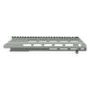 The MDT ESS Fore-end offers versatility with a 15" standard length and options for shorter or longer fore-ends, plus attachment rails for enhanced customization.