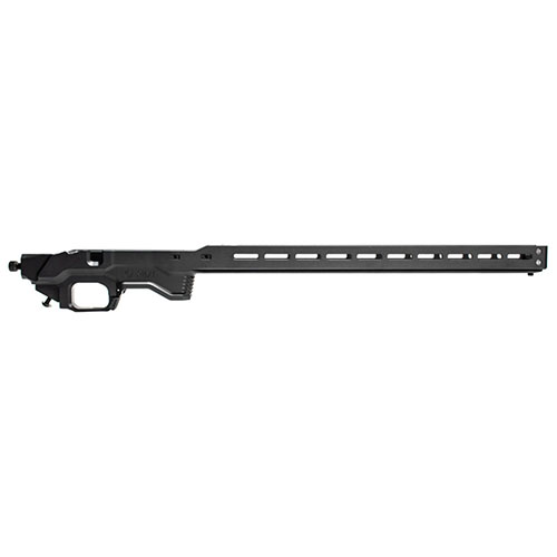 Build your custom ACC Chassis with the MDT ACC Chassis Base-Defiance XM, featuring options for folding stocks and a Vertical Pistol Grip for enhanced performance.
