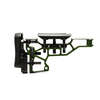 The MDT Skeleton Rifle Stock offers toolless adjustments for optimal comfort, with precise cheek riser and buttpad positioning, plus a folding XTN interface.
