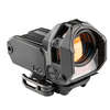 The Mepro M22 offers dual illumination with fiber-optic and tritium, automatic brightness adjustment, and is water-resistant up to 20m for reliable performance.